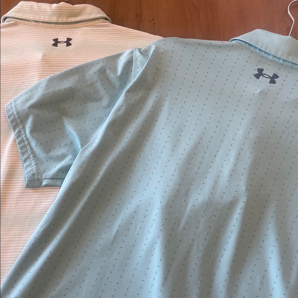 Under Armour Large bundle of 2 The Playoff Golf Polos - Picture 5 of 5